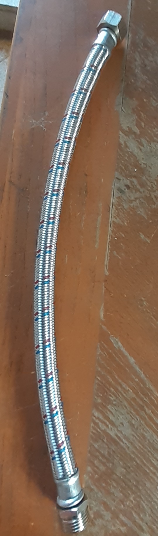 شلنگ رابط یک سر مهره 40 سانت ابگرمکنی 3/8