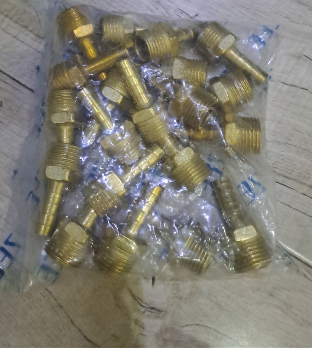 سر شلنگی ۲ گازی فولادی زرد«دانه ای »