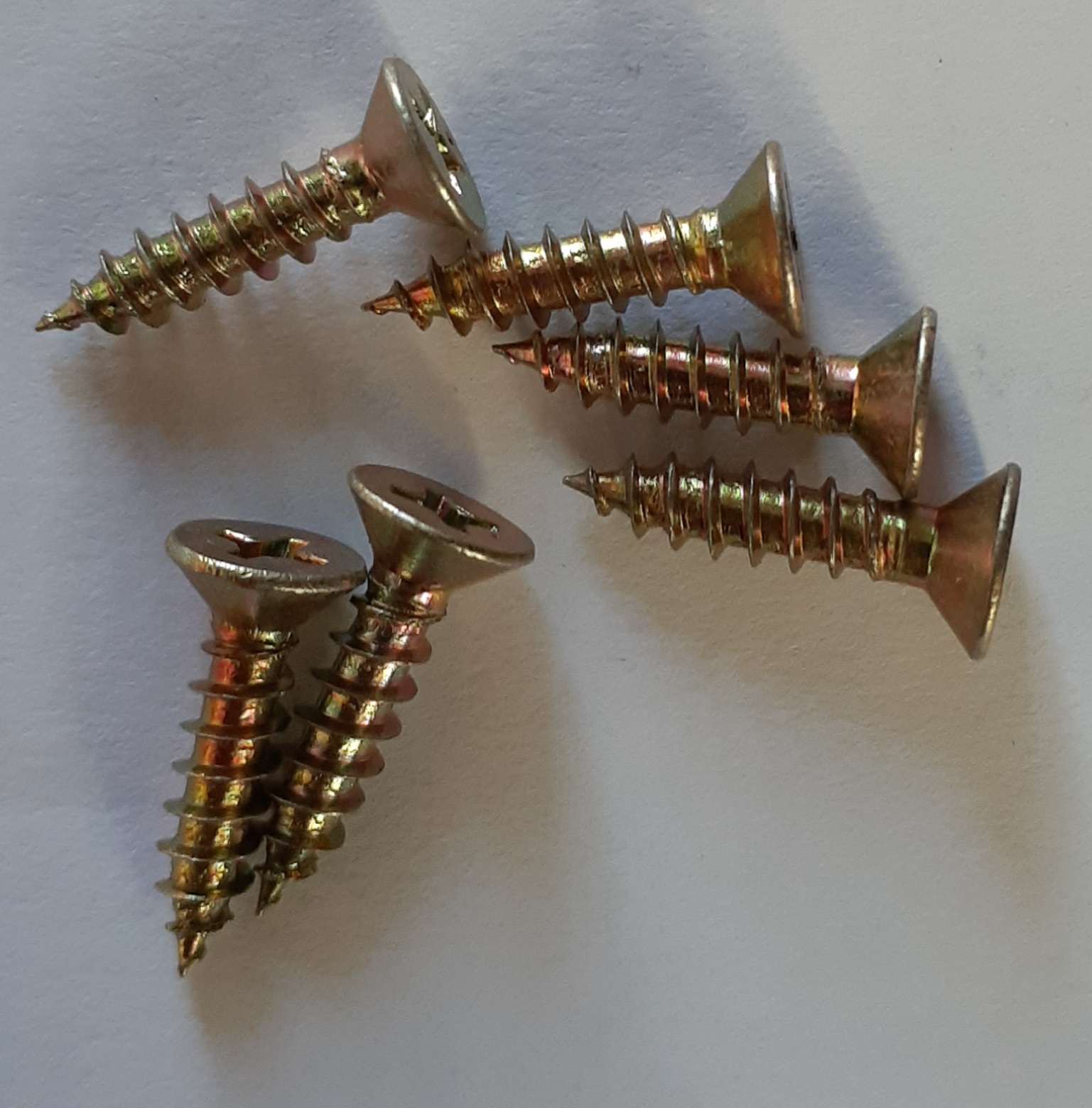 پیچ چوب چهارسو زرد ۱۶ میلیمتر ( ۱۶×۳.۵)