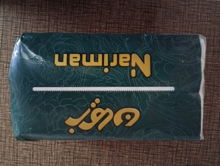 دستمال کاغذی نریمان 100 برگ دولایه