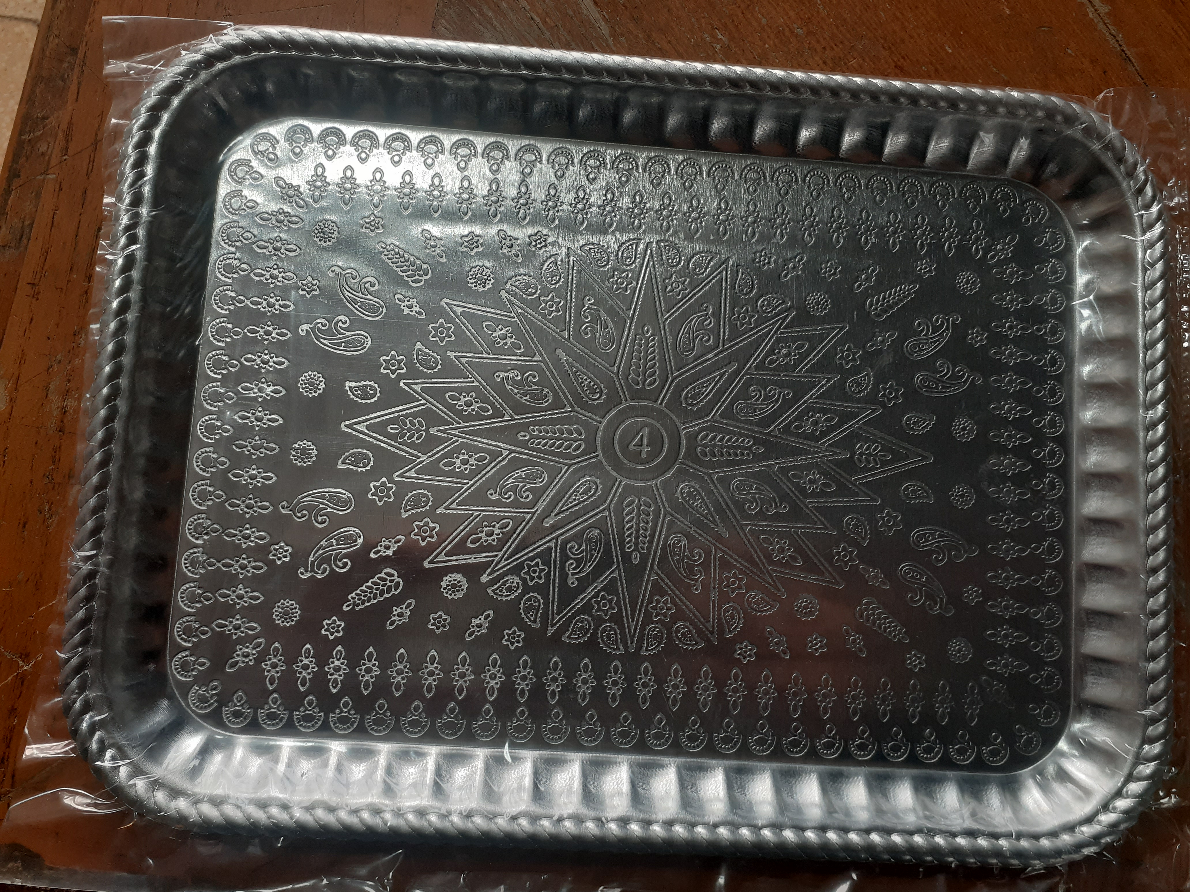 سینی روحی مستطیل سایز ۴