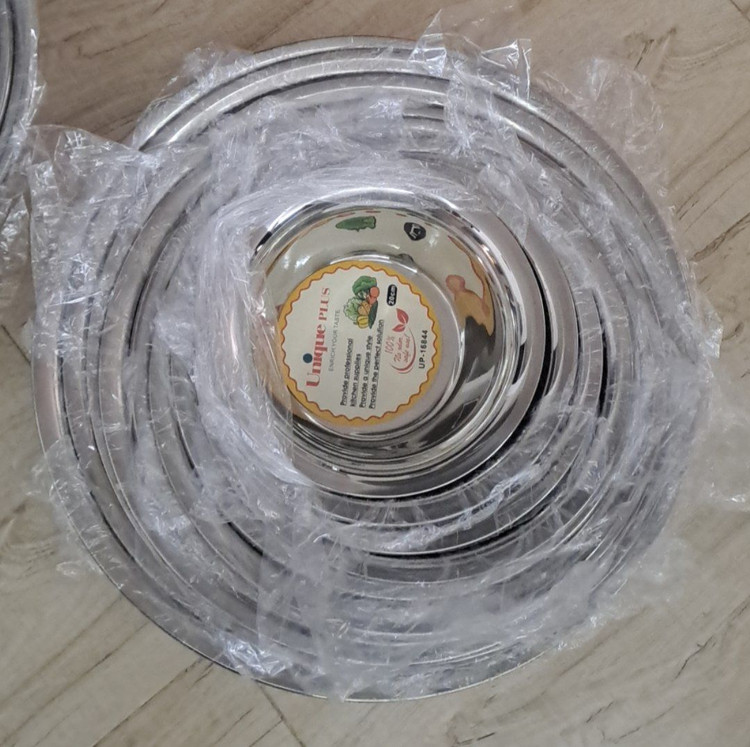 لگن استیل یونیک ( ۱۱ پارچه)