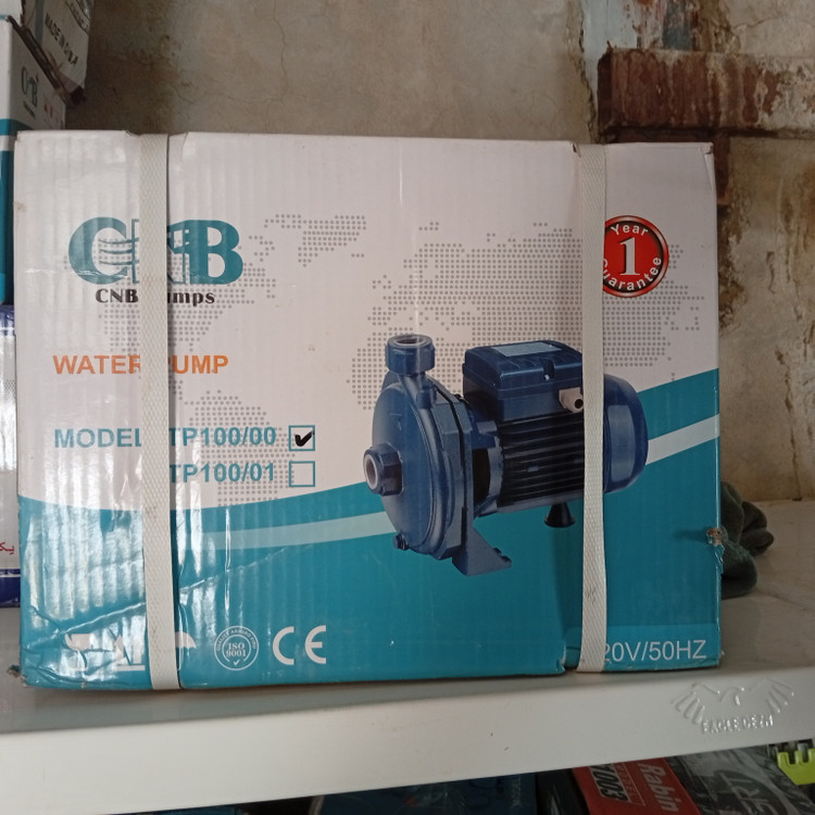 پمپ آب یک اسب بشقابی با کالیت آبی TP100برند CNB