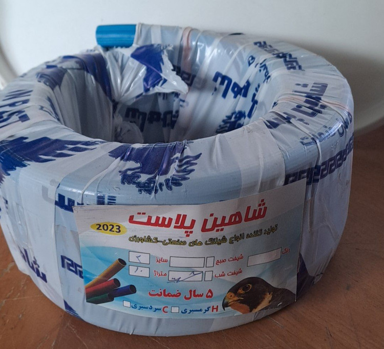 شلنگ آب شاهین سایز ۲ توپ ۱۰متری