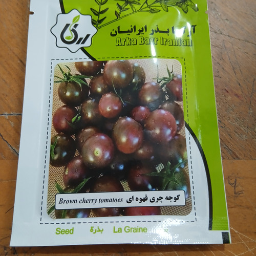 بذر گوجه چری قهوه ای