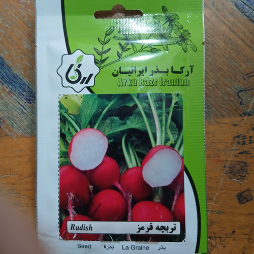بذر تربچه قرمز (بسته ای )