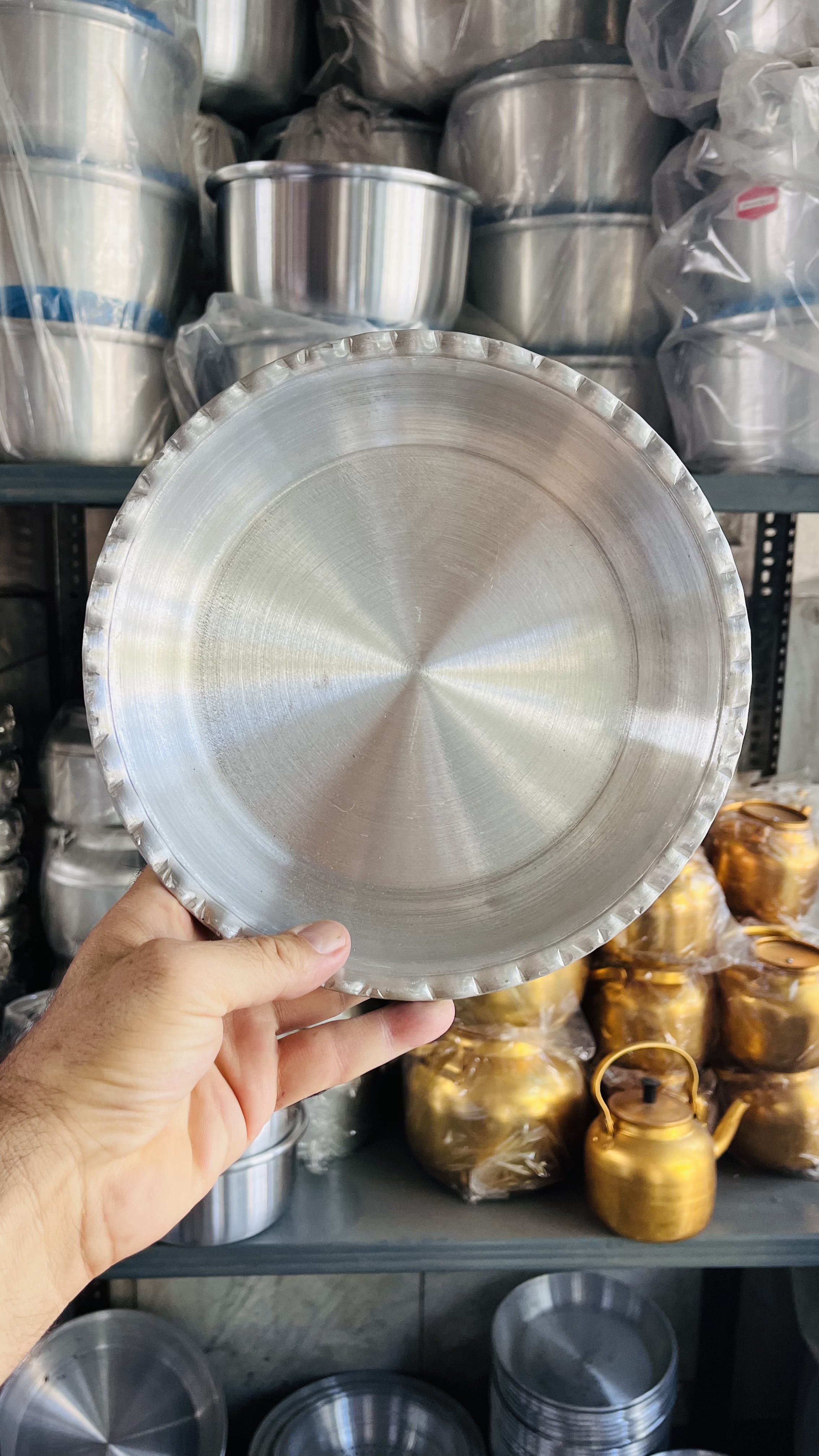 بشقاب کنگره ای قطر ۲۴ سانت