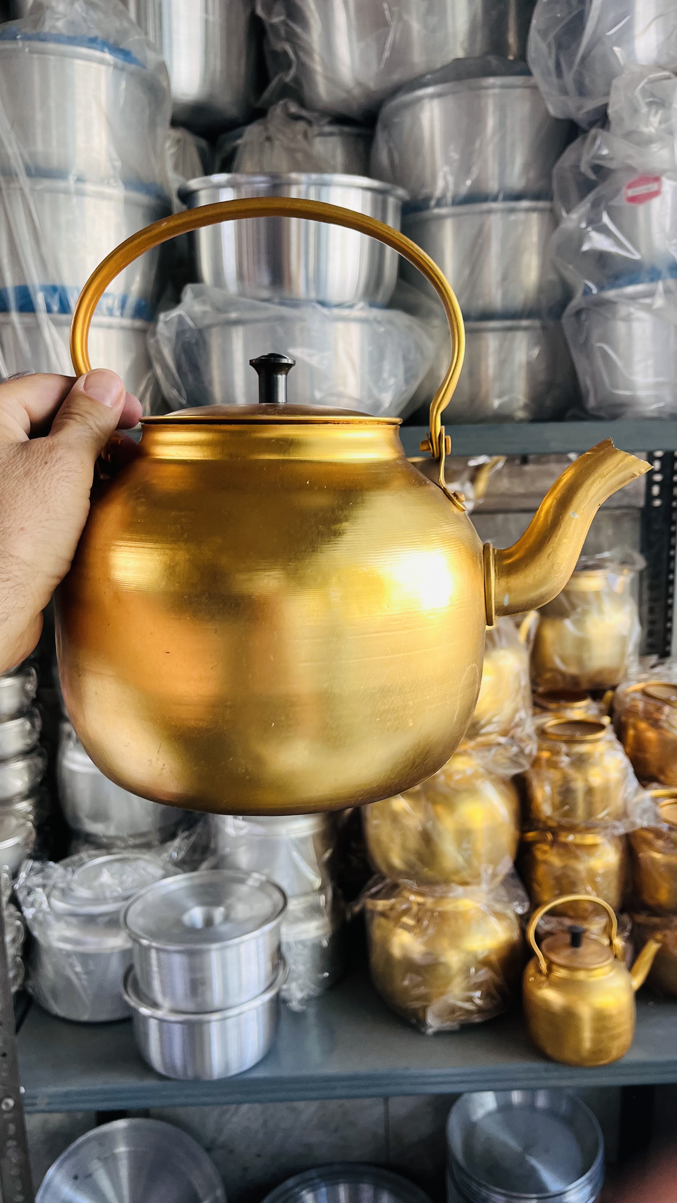 کتری روحی ۴ لیتری طلایی شماره ۳۳